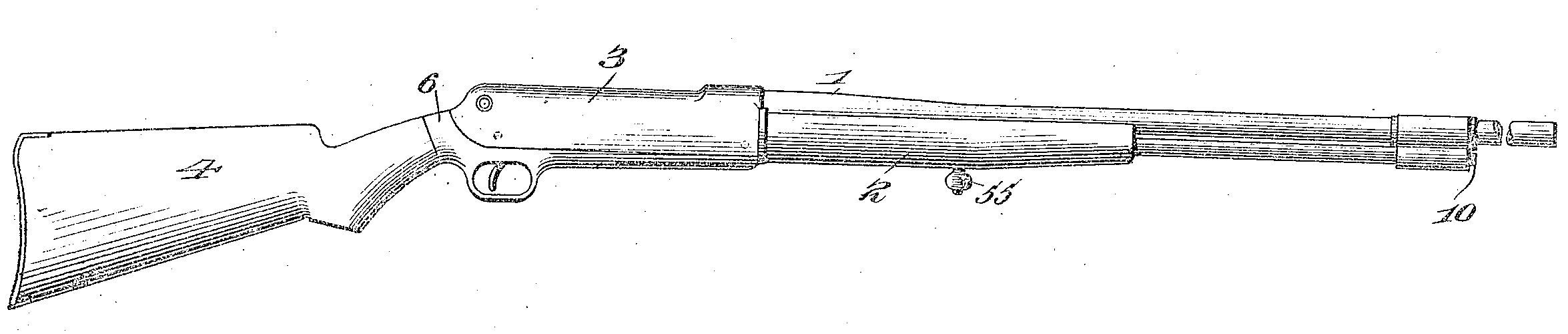Patent drawing, U.S. Patent 814,242 (shown for Standard Arms Model G)